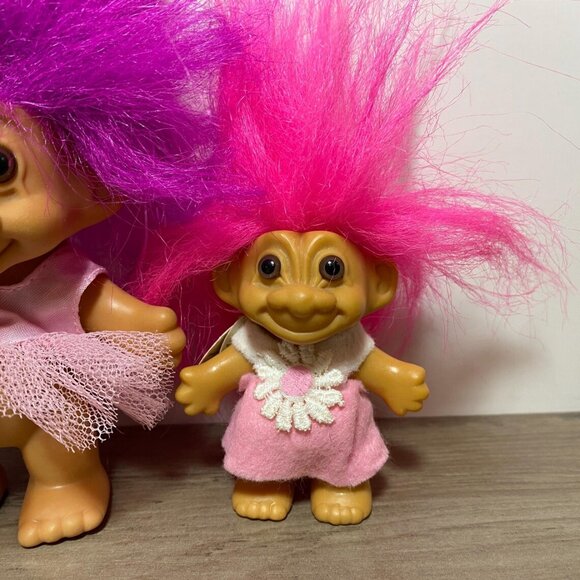 Russ Good Luck Trolls Doll Collectible Toys Vintage 1990s - Picture 3 of 8